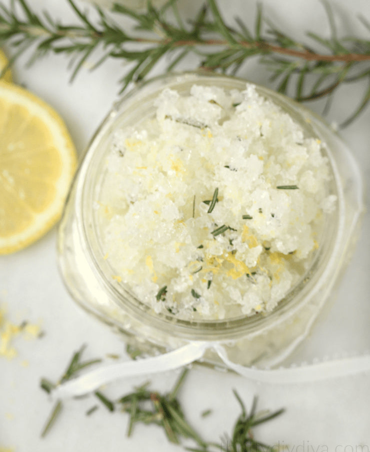Rosemary & Lemon Salt Scrub